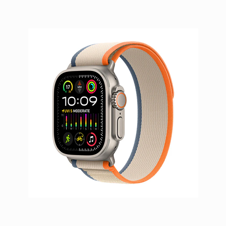 Apple Watch SE (2nd Gen, 2023) [GPS 40mm] Smartwatch with Midnight Aluminum Case with Ink Sport Loop. Fitness & Sleep Tracker, Crash Detection, Heart Rate Monitor, Retina Display